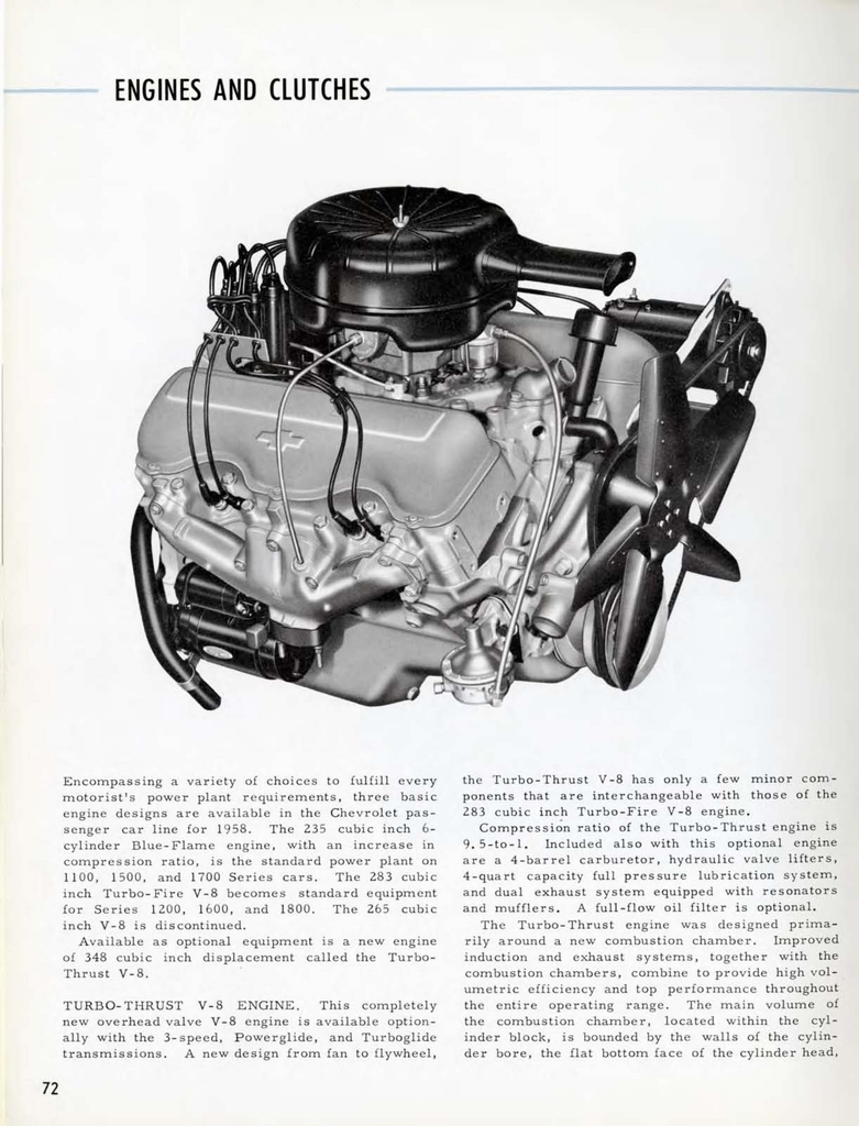 1958 Chevrolet Engineering Features Booklet Page 14